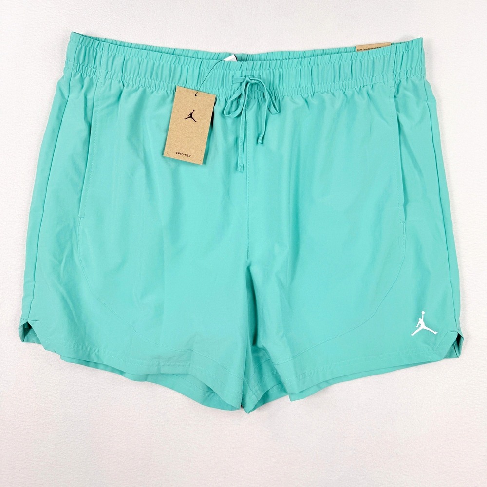 Air Jordan Dri-Fit Shorts Size XXL Mens Washed Teal/White Sport Woven FN5842-392